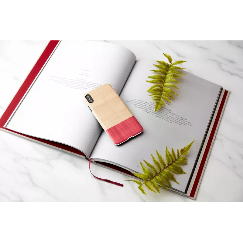 SmartPhone case man and wood for iPhone XS Max — white miss match