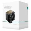 Air cooler DeepCool AK500 G2, 120 mm fan, max air pressure 3.33 mmH2O, 117×129×159 mm, black