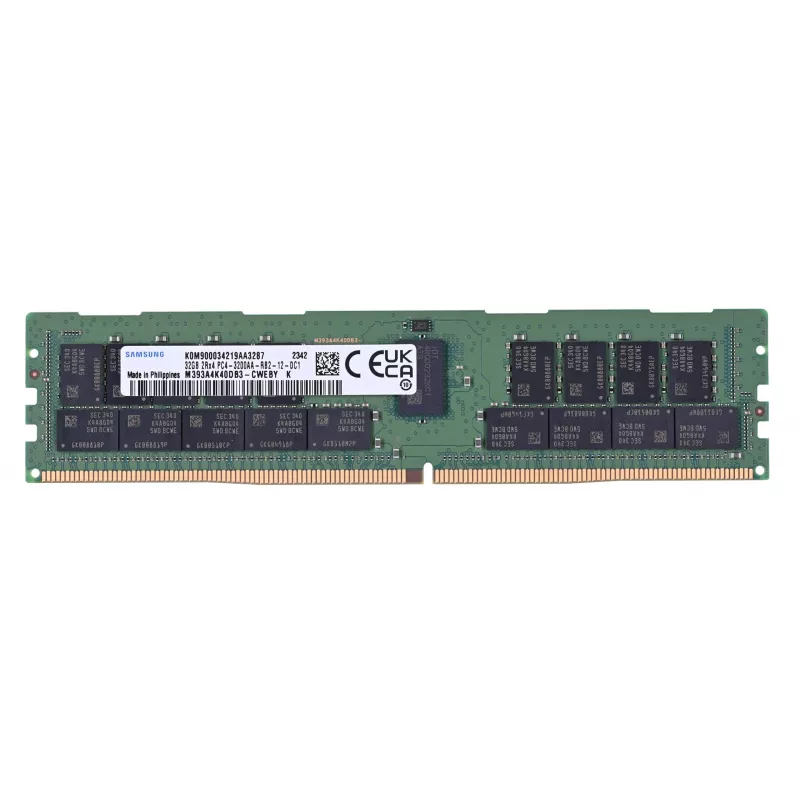 Samsung - DDR4 - Modul - 32GB - DIMM 288-PIN - 3200 MHz / PC4-25600 registriert - ECC (M393A4K40DB3-CWE)