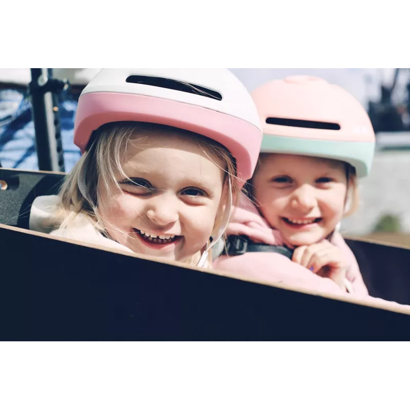 Bicycle helmet HJC GLEO MT Grey Pink — lightweight adjustable kids and youth helmet
