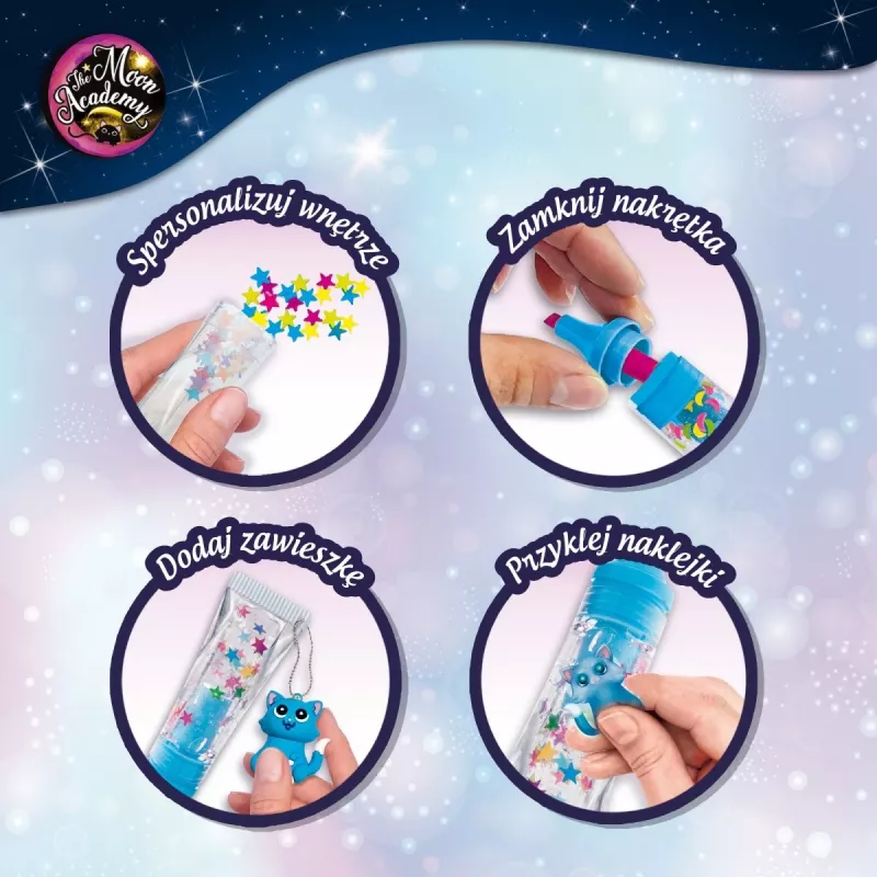 Highlighter Set Liscianigiochi Moon Academy — set of Moon highlighters (304-PL110568)