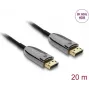 DELOCK Active Optical Cable DisplayPort 2.1 8K 60Hz 40Gbps, 20 m