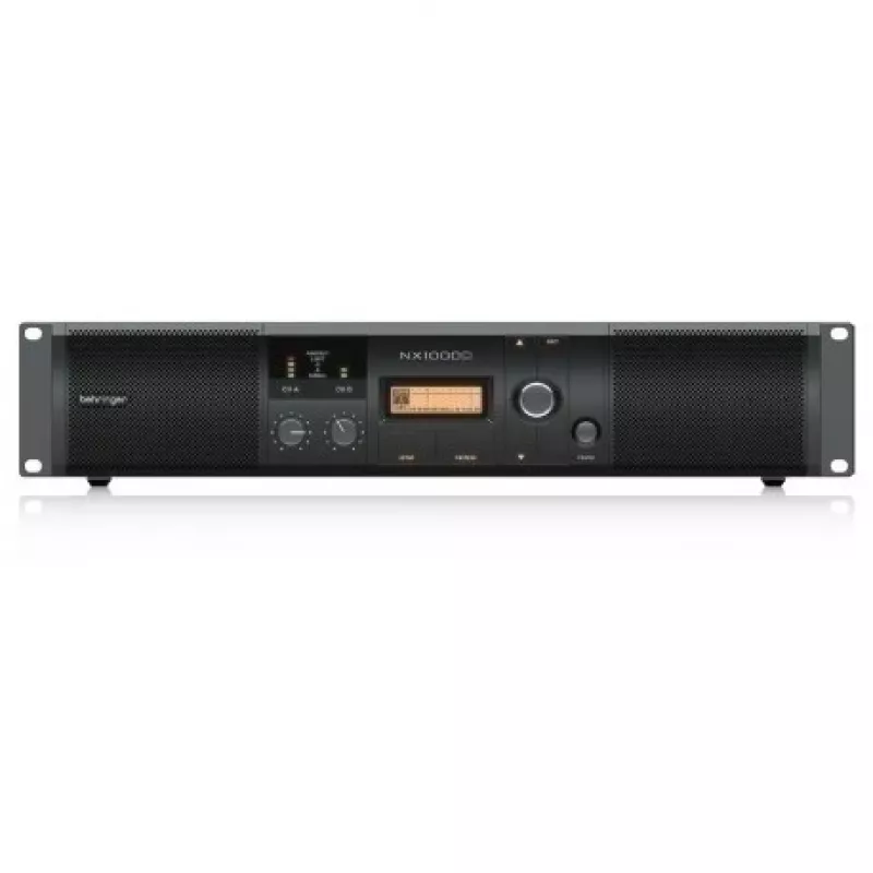 Behringer NX1000D audio amplifier Performance/stage Black