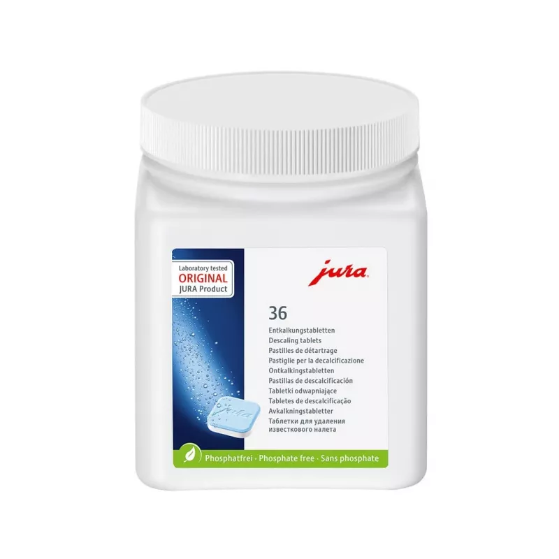 Cleaning tablets Jura Descaler 70751 for coffee machines, 36 tablets in plastic jar