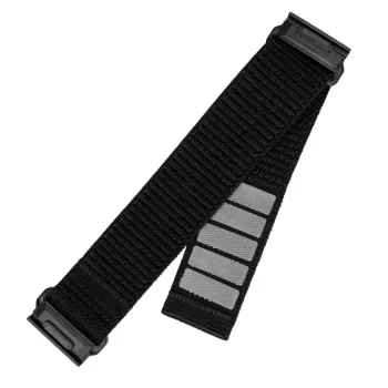 Replacement 26 mm QuickFit nylon watch strap FIXED for Garmin, black