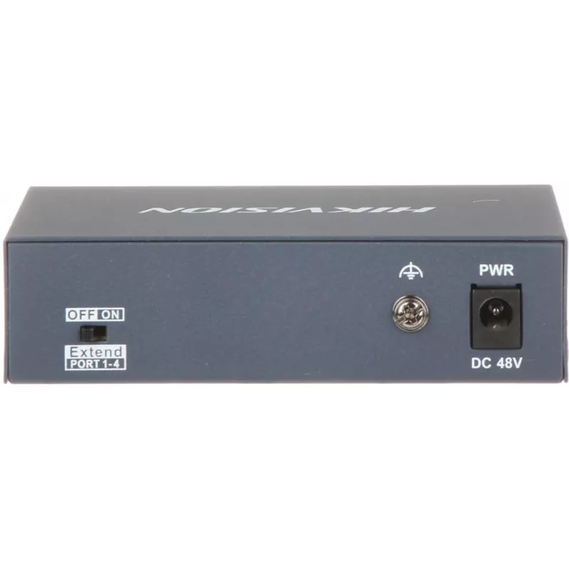 Hikvision DS-3E0105P-E/M(B) network switch L2 Fast Ethernet (10/100) Power over Ethernet (PoE) Grey