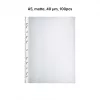 AD Class PUNCHED POCKET Orange Peel A5 40 micr., pouch 100 pcs