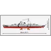 Construction Set Cobi Battleship Bismarck model with 3204 pieces - Cobi CO BI-4860