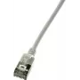 Networking cable LogiLink Slim U/FTP CQ9012S RJ-45 Cat6a 0.3 m Grey