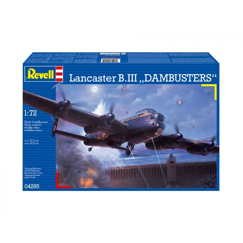 Revell Lancaster B. Iii Dambusters (04295) 1:72 Scale Airplane Plastic Model Kit
