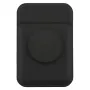 Magnetic card wallet UniQ Flixa — MagSafe-compatible, black (jet black)