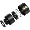 Fitting HYTE FIT-001 computer cooling system Brass Silicone Steel Black