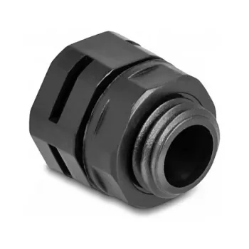 DeLOCK Ventilation Plug M12 black 2 pcs Polyamide