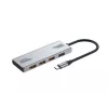 USB hub GEMBIRD UHB-CM-U310-A4-01 — 4-port hub: 1×USB 3.1 + 3×USB 2.0, black