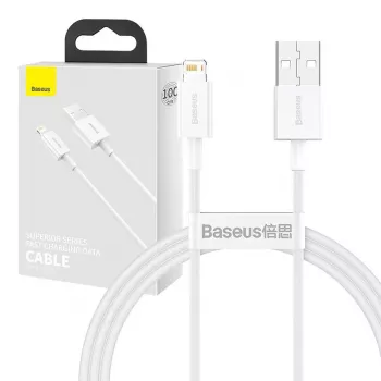 Baseus CALYS-A02 mobile phone cable White 1 m USB A Lightning