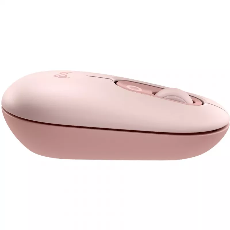Logitech POP Icon Combo - Keyboard-and-Mouse-Set - Wireless - Bluetooth LE - QWERTY - US International - rosé, Off-White (920-013142)
