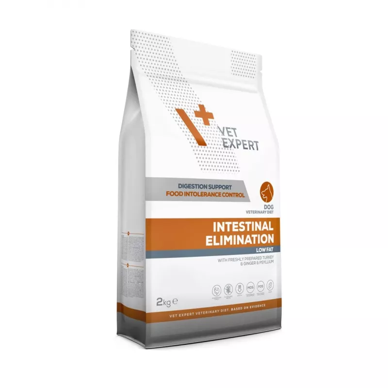 VetExpert Veterinary Diet Intestinal Elimination Low Fat dry dog food, 2 kg