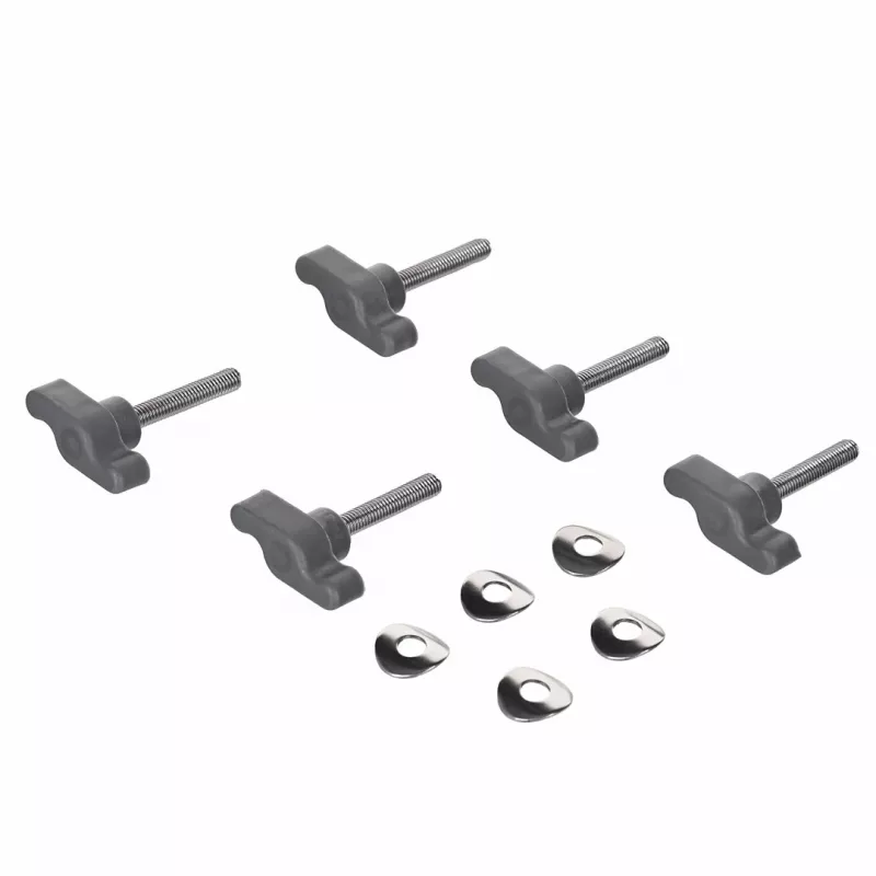 Round aluminium shower stool
