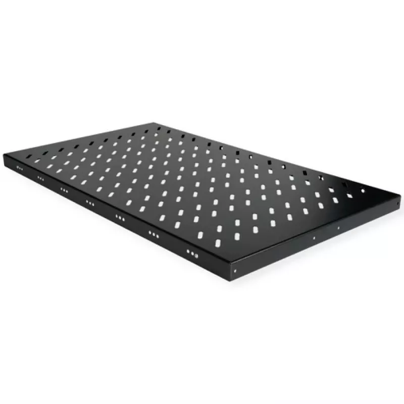 Rack shelf ROLINE 19-inch 1 U 50 kg black steel