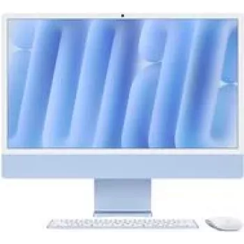 Desktop Apple iMac 24 inch Blue — M4 10‑core CPU, 10‑core GPU, 16GB RAM, 512GB SSD, 1Gb Ethernet
