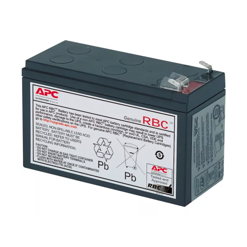 APC Battery Replacement Cartridge APCRBC106 (OEM), Sealed Lead Acid (VRLA), 1 pc(s), Black, RoHS, 2.5 kg, 102 mm