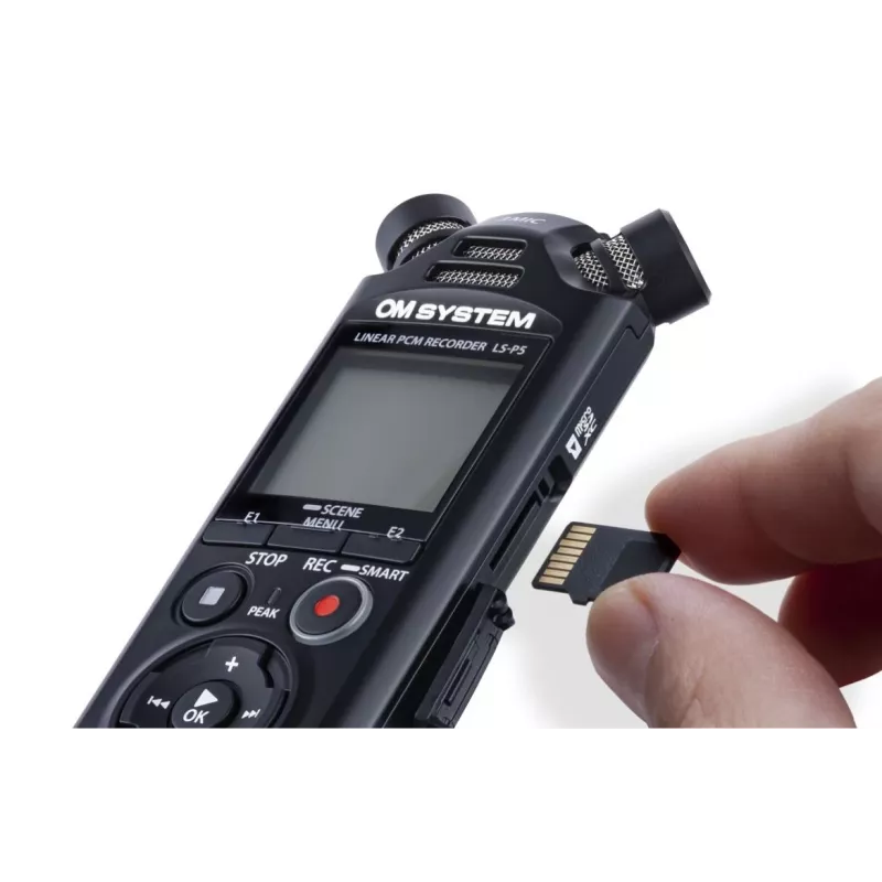 Audio Recorder Olympus LS-P5 Black 149h Recording Time 72h Battery Life