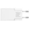 AC indoor mobile device charger 4smarts 541509 — 100–240V, USB-A + USB-C, 1.5 m cable, fast charging, white