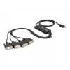DeLock USB2.0 > 4 x Serial Adapter - Serial Adapter - USB - RS-232 x 4 (61887)