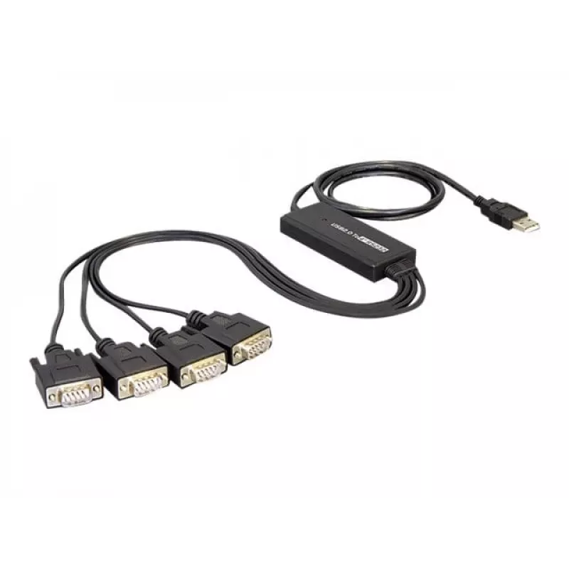 DeLock USB2.0 > 4 x Serial Adapter - Serial Adapter - USB - RS-232 x 4 (61887)