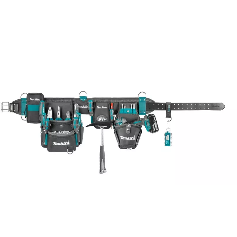 Makita E-15235 heavy-duty tool belt set with carrying cases