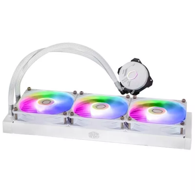 Liquid cooling kit Cooler Master MasterLiquid 360L Core ARGB White 12 cm fans