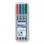 Marker Staedtler 312 WP4 Black Blue Brown Green Orange Red Violet Yellow