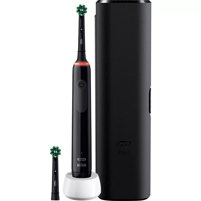 Oral-B Pro 3 3500 Adult Rotating toothbrush Black
