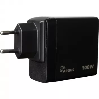 PD Charger INTER-TECH PD-3100 100W USB-C Black fast power adapter