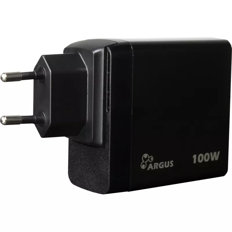 PD Charger INTER-TECH PD-3100 100W USB-C Black fast power adapter