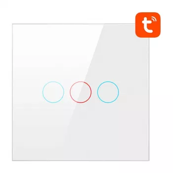 Smart light switch Avatto TS02-EU-W3 WiFi 3-way — wall-mounted Wi‑Fi switch for multi‑location control