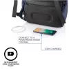Casual backpack XDDESIGN Bobby Soft with 15.6 inch laptop compartment, 16 L, navy, PET