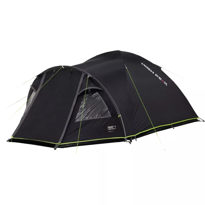High Peak Talos 3 Green, Grey Dome/Igloo tent 11505