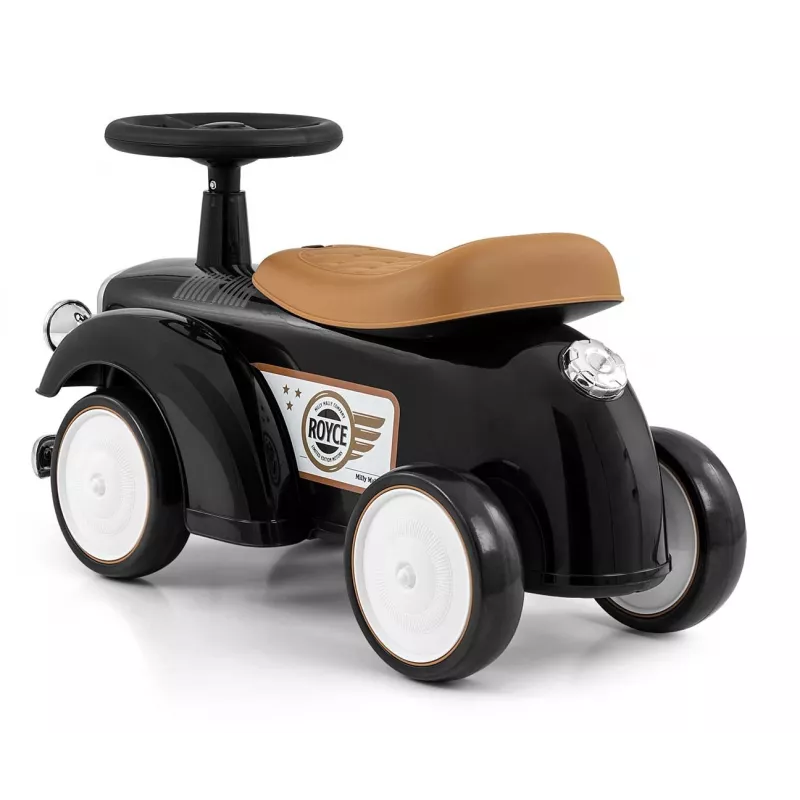 Ride-on vehicle milly mally Royce black – children's push car, compact design, model 5923