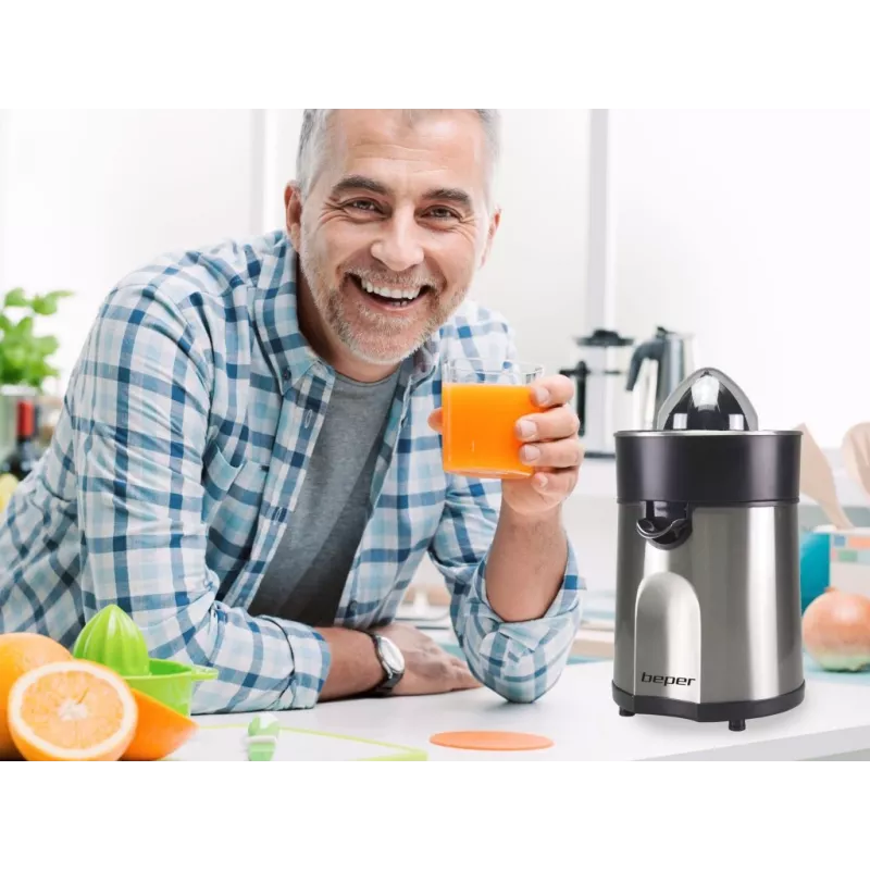 Electric kettle Beper P102EST001 1.7 L 2200 W, stainless steel heating element, removable lid