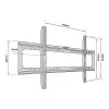 TV wall mount TB-750 up to 80 inches 60kg max VESA 600x400