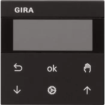 Gira blind and timer switch black S3000 Display 5366005 (5366005)