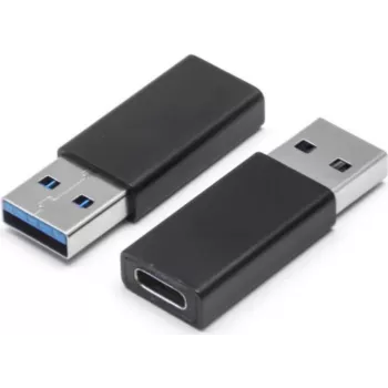 USB-A to USB-C Adapter ShiverPeaks 14-05032, USB 3.0, black