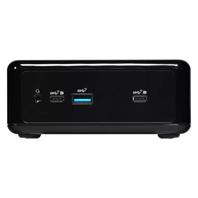 ASRock NUC BOX-1165G7 0.6L sized PC Black i7-1165G7 4.7 GHz