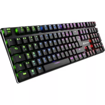 PureWriter RGB, Gaming Keyboard black, FR-Layout, Kailh Choc Low Profile Blue