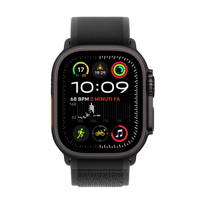 APPLE Watch Ultra 2 GPS + Cellular 49mm Black Titanium Case with Black Trail Loop - M/L