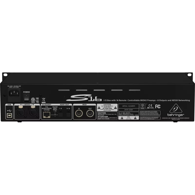 Behringer Digital Snake S16 audio module
