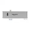 Docking Station DeLOCK Dual USB Type-C with HDMI USB 3.2 SD PD 3.0