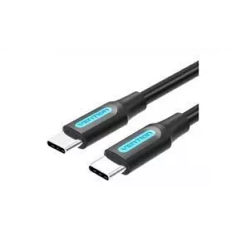 Cable USB-C to USB-C/1M Black Cosbf Vention
