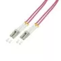 Fibre Optic Cable LogiLink 2m LC - LC OM4 Violet